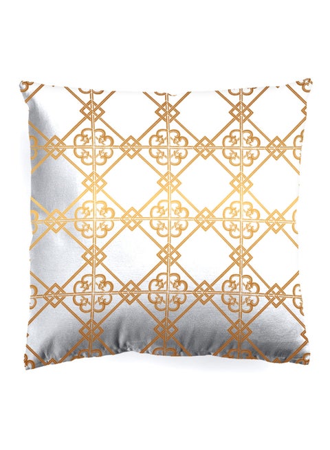 Decorative Cushion , Size 45X45 Cm Zanat - 100% Cotton Cover Microfiber Infill Bedroom Or Living Room Decoration Festive Zanat Standard Size