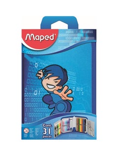 Maped Karate Pencil Case With Accessories Set Multicolour  - Image 2