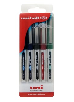 Uniball 5-Piece Eye Micro Roller Pen Set Multicolour 