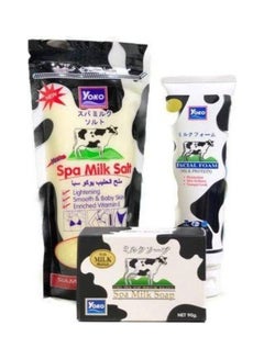 Face And Body Care Set - Spa Milk Soap 90g + Milk Facial Foam 100ml + Spa Milk Salt 300g - v1661180417/N53344262A_1