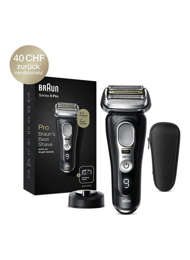 BRAUN Wet And Dry Series 9 Pro 9410s Shaver Black-Silver - Image 1