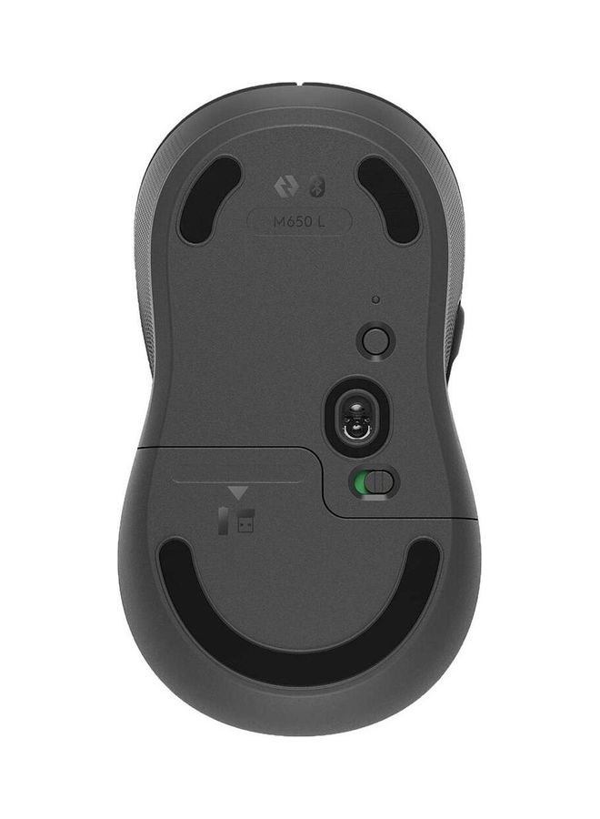 Logitech Signature M650 L Wireless Mouse, Wireless + BT Connection, 2000 DPI Sensor, 5x Buttons, Smart-Wheel Scrolling, SilentTouch, Programmable Side Buttons, 2-Year Battery, 910-006236 Graphite - Image 2