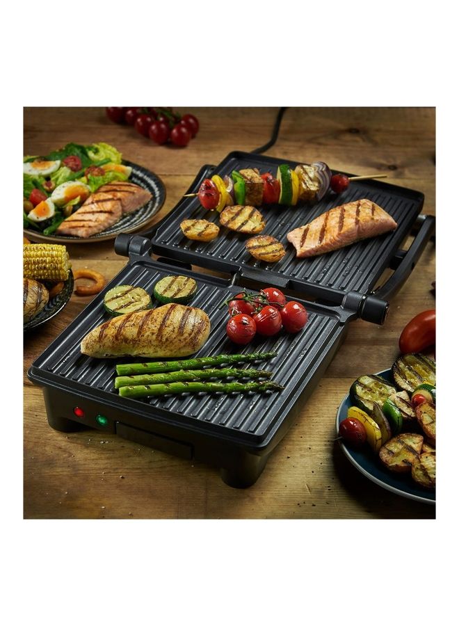 George Foreman Non-Stick Electric Grill-Flat Open Griddle, Panini Press, and Sandwich Maker, Restaurant & Office Use 1800 W 26250 Silver - Image 3