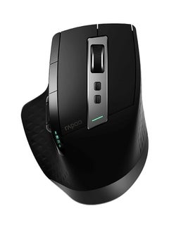 MT750S Wireless Mouse with High-Precision Sensor, Easy-Switch Up to 4 Devices, Ergonomic Design, Rechargeable Bluetooth Mice with 4 Levels Adjustable DPI Black/Grey