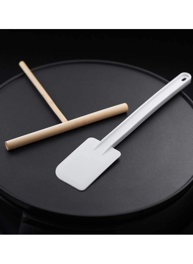Russell Hobbs - Electric Non-Stick Dosa Maker, Omelette, Fiesta Crepe, Pancake, Rigag, and Anjero Maker with Variable Temperatures and Utensils Included 1000 W 20920 Black - Image 1