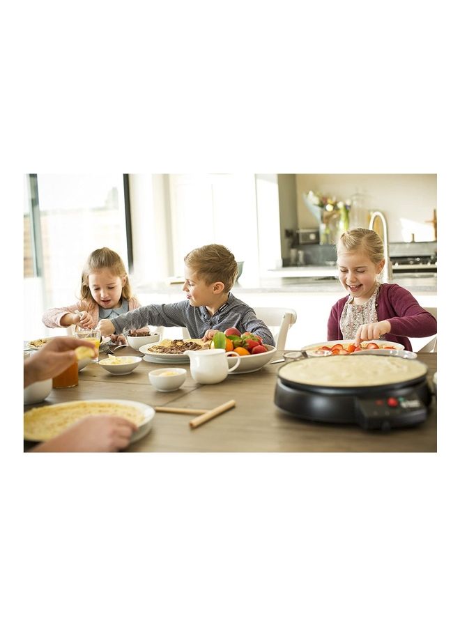 Russell Hobbs - Electric Non-Stick Dosa Maker, Omelette, Fiesta Crepe, Pancake, Rigag, and Anjero Maker with Variable Temperatures and Utensils Included 1000 W 20920 Black - Image 1