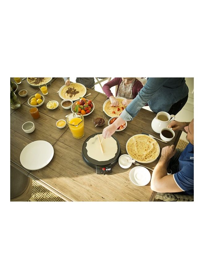 Russell Hobbs - Electric Non-Stick Dosa Maker, Omelette, Fiesta Crepe, Pancake, Rigag, and Anjero Maker with Variable Temperatures and Utensils Included 1000 W 20920 Black - Image 1