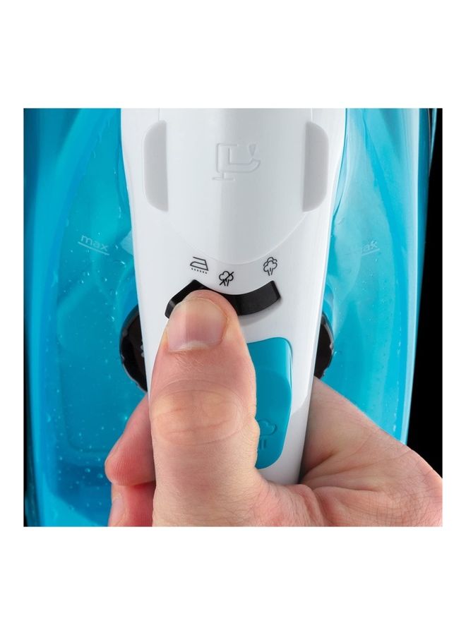 Russell Hobbs - Steam Iron ,Ceramic Soleplate, 260ml Tank, 2m Cord, Self-Clean 260 ml 1800 W 25580 Blue - Image 1