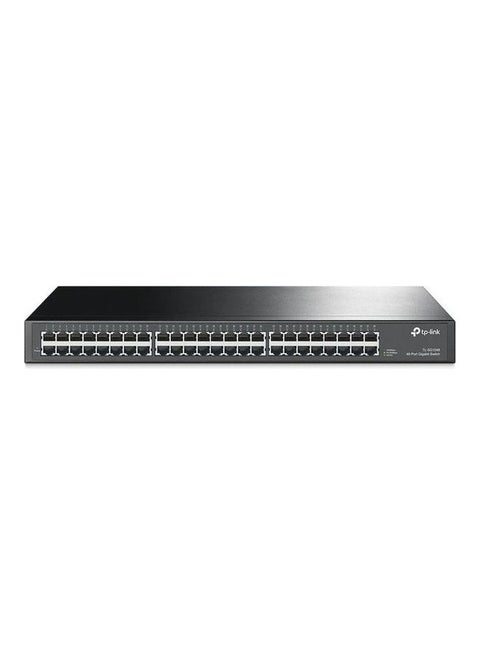 48 Port Gigabit Ethernet Switch Unmanaged (TL-SG1048), Rack Mount Black