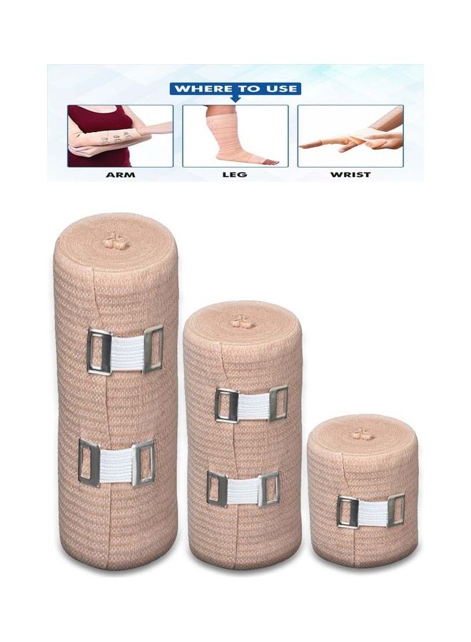 3 Piece Elastic Bandage For Foot, Knee, Elbow - v1661234625/N53344373A_2