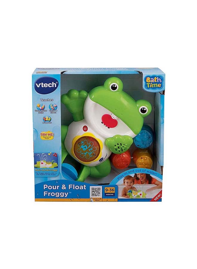 vtech Pour And Float Froggy Electronic Bath Toy ‎3.3x31.5x26.92cm - Image 1