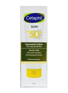 Sun Liposomal Lotion Spf 50+, Moisturizer Sunscreen Face And Body Moisturizer For Sensitive Skin, Very High Protection And Water Resistent, Unscented White 100ml - v1661240611/N53343834A_2