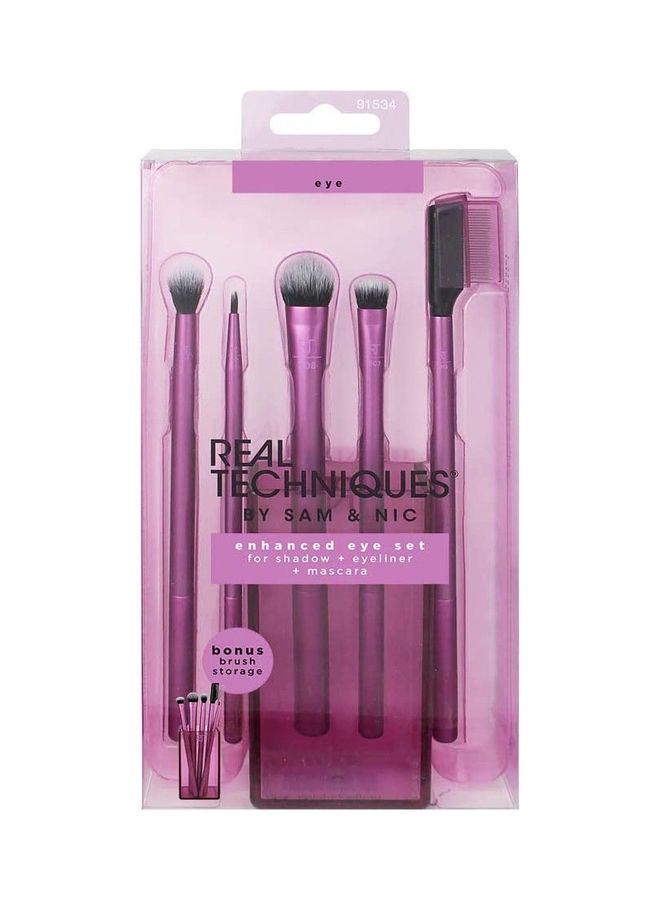 REAL TECHNIQUES Brush Set (Enhanced Eye, Flawless Base) Set of 1534,1533 - Image 3