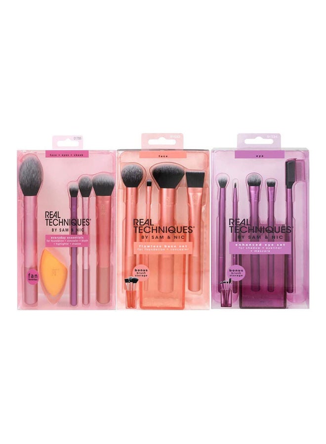 Brush Set (Everyday Essentials, Enhanced Eye, Flawless Base) Set of 1534,1533,1786 - v1661241963/N53344423A_1