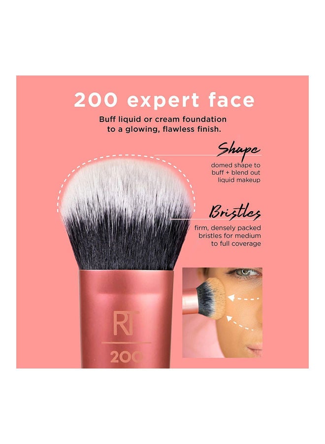 REAL TECHNIQUES - Eyeshadow Brush Set, Makeup With Gel Eyeliner, Flat Eye, And Eyelash Brushes, Sponge Blender For Eyeshadow, Foundation, Blush, And Concealer Set Of 13 Set of 01991,01997 - Image 1