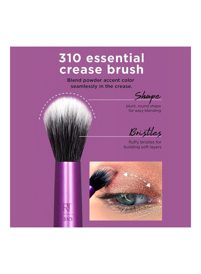 REAL TECHNIQUES - Eyeshadow Brush Set, Makeup With Gel Eyeliner, Flat Eye, And Eyelash Brushes, Sponge Blender For Eyeshadow, Foundation, Blush, And Concealer Set Of 13 Set of 01991,01997 - Image 1