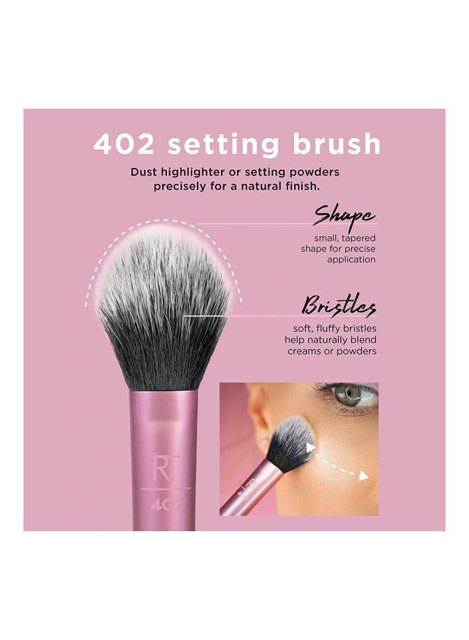 REAL TECHNIQUES - Eyeshadow Brush Set, Makeup With Gel Eyeliner, Flat Eye, And Eyelash Brushes, Sponge Blender For Eyeshadow, Foundation, Blush, And Concealer Set Of 13 Set of 01991,01997 - Image 1