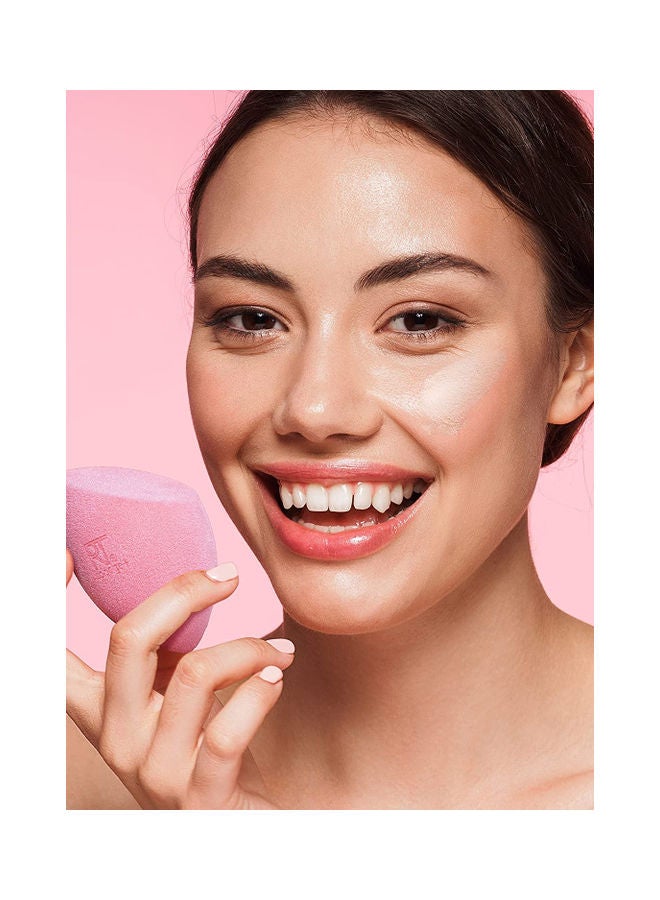 REAL TECHNIQUES - Miracle Powder Sponge,For Setting Powder And Custom Contour 3-In-1 Makeup Brush Set of 1897, 1894 - Image 1