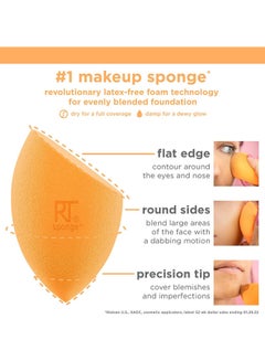 1855 Makeup Blender Brush And Miracle Complexion Sponge, Beauty Sponge For Makeup Blending Set of 1566, 1855 - v1661245543/N53344464A_4