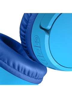belkin Soundform Kids On Ear Wireless Headphones (With Built In Microphone, Girls And Boys For Online Learning, School, Travel, Compatible With Iphones, Ipads, Galaxy And More) Blue  - Image 3