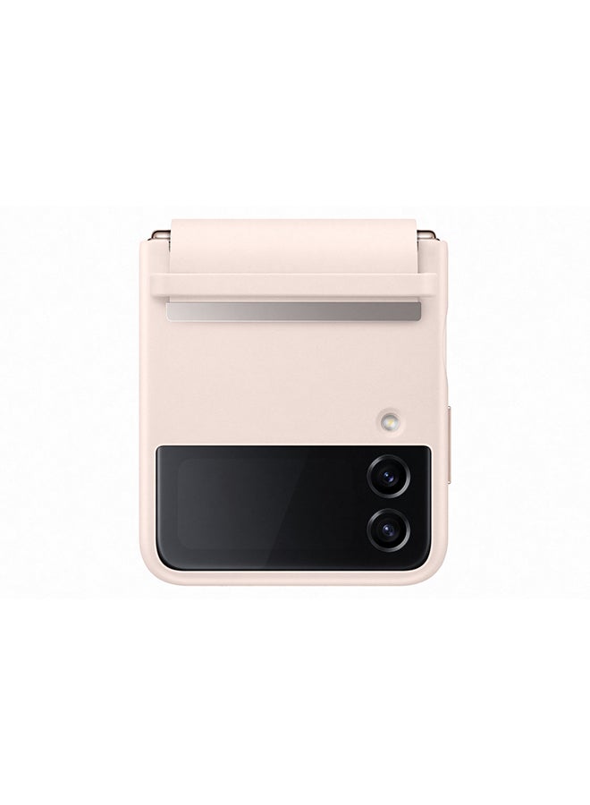 سامسونج غطاء حماية فليب 4 قلاب من الجلد خوخي - Image 1