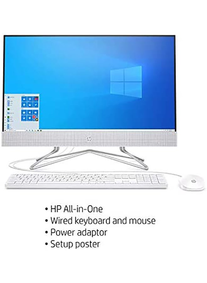 HP - 27-DP1086QE AIO Desktop With 27-Inch FHD Touch Display, Core i7-1165G7 Processer/16GB RAM/ 512GB SSD + 1TB HDD/Intel Iris Xe Graphics English Silver - Image 1