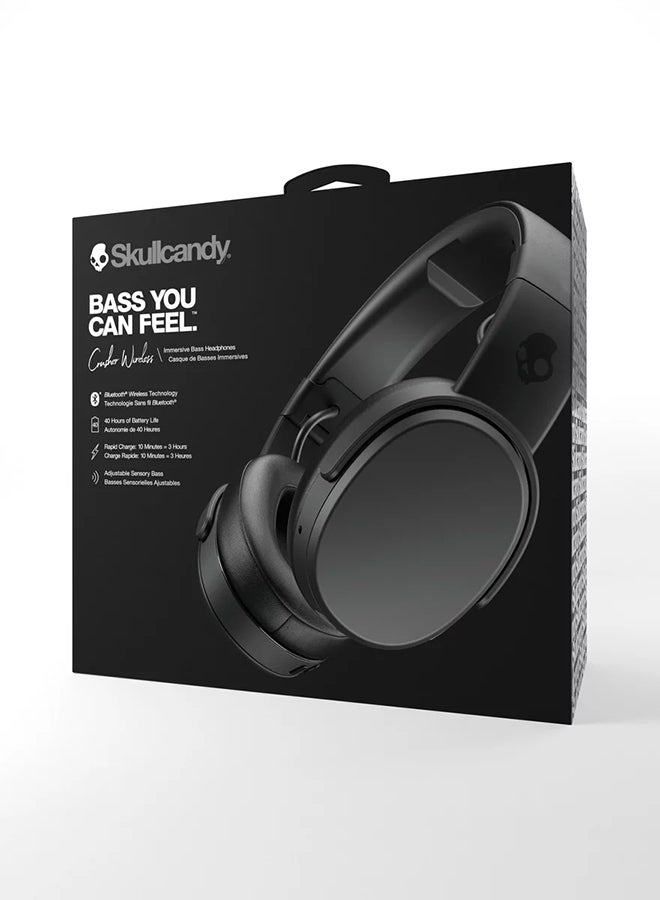 Skullcandy - Crusher Wireless Over-Ear Headphones With Microphone Black - Image 1