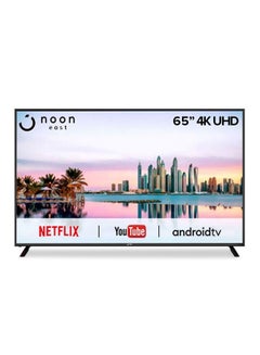 شاشة تلفزيون ذكية 65 بوصة 4K UHD - تلفزيون مع منصة أندرويد مفتوحة المصدر