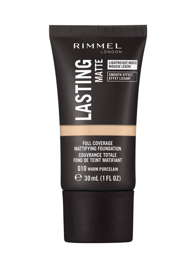 RIMMEL LONDON Lasting Finish Matte Foundation 010 Warm Porcelain  - Image 2