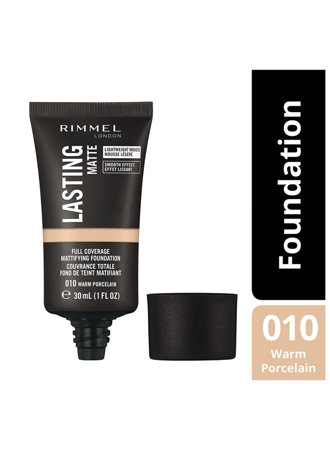 RIMMEL LONDON Lasting Finish Matte Foundation 010 Warm Porcelain  - Image 3