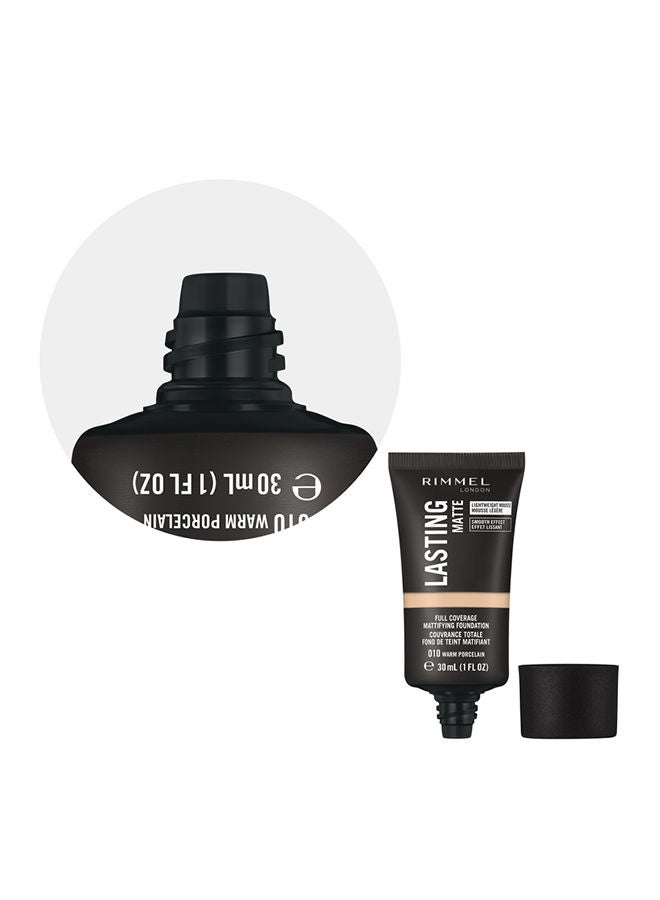 RIMMEL LONDON Lasting Finish Matte Foundation 010 Warm Porcelain  - Image 4