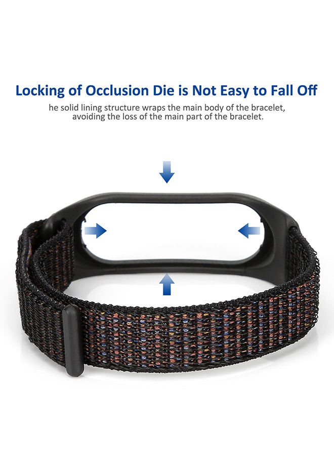 آي تيلكر سوار بديل لساعة شاومي مي باند 5/6. أسود - Image 2