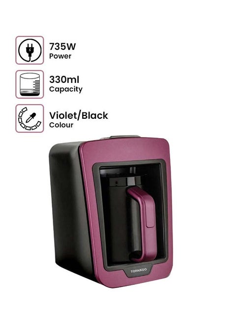 محضرة قهوة تركي أوتوماتيك 330مل 330 ml 735 W TCME-100 V