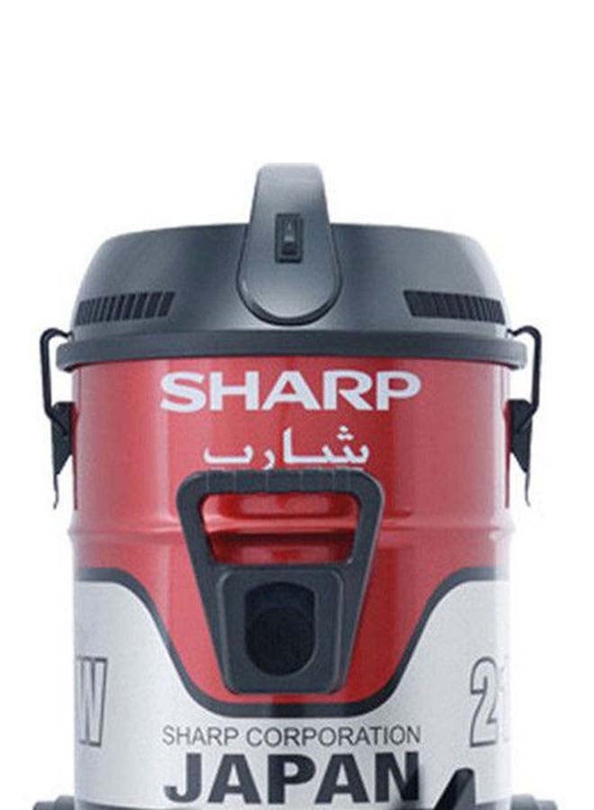 SHARP Pail Can Vacuum Cleaner, Cloth Filter 21 L 2100 W EC-CA2121-X Red  - Image 2