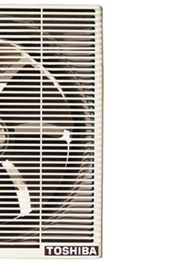 Bathroom Ventilating Fan 20 cm, Privacy Grid VRH20S1C Creamy