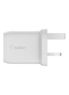 بيلكين Dual Usb-C Pd Gan Wall Charger With Pps, 65W Single Port Use, Pd 45W, Pd 20W White  - Image 4