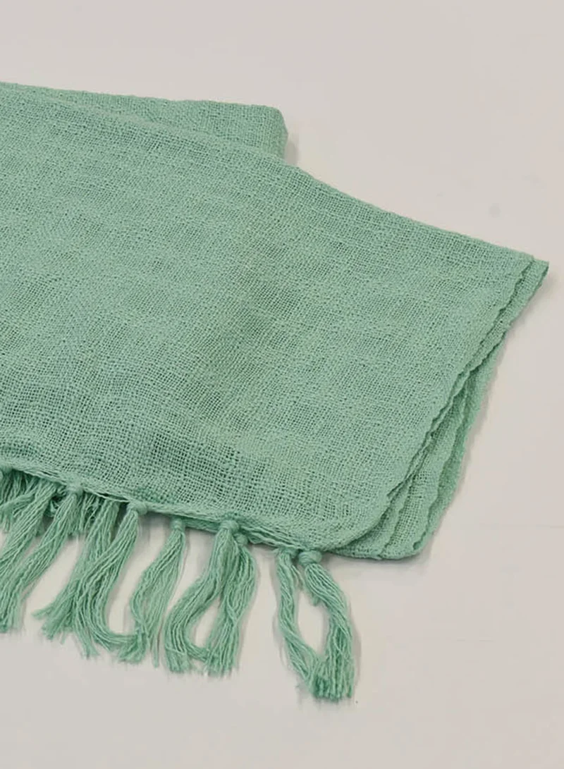 Noon East Lightweight Summer Blanket Queen Size 400 GSM Soft Knitted All Season Blanket Bed And Sofa Throw Blue 150 x 200cm
