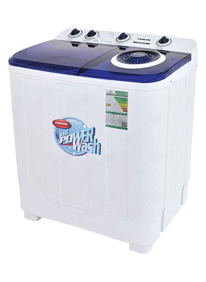نيكاي - غسال ملابس بحوضين 12 kg NWM1200SPN22 أبيض - Image 1