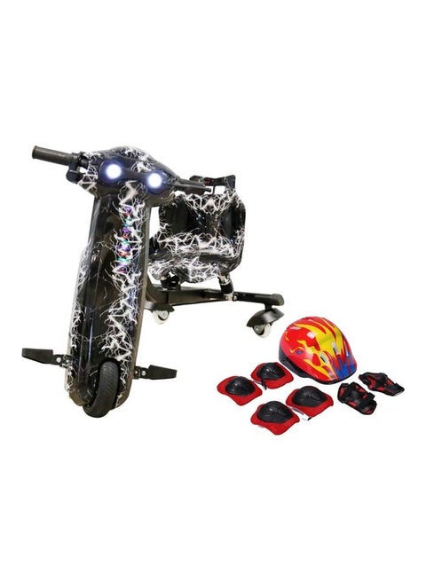 360 Degree 36 Volts Electric Drift Scooter With Bluetooth Music And Lights