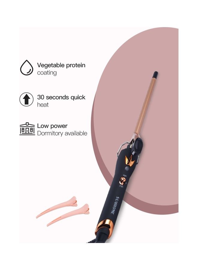 Sunhome Professional 9mm Thin Hair Curler Black/Gold  - Image 3