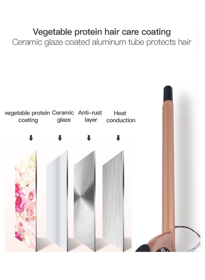 Sunhome Professional 9mm Thin Hair Curler Black/Gold  - Image 4
