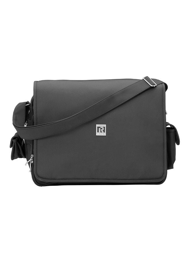 RYCO - Deluxe Messenger Diaper Bag- black - Image 1