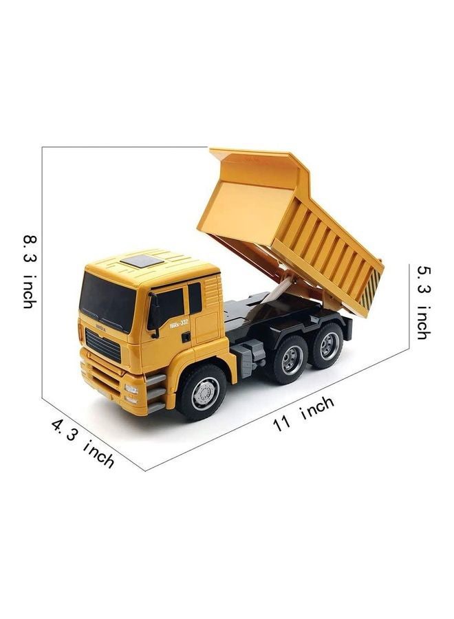 MYTOYS - Rc Dump Truck Remote Control Construction Vehicle Toy With Sound And Light 13326 28x14x11cm - Image 1
