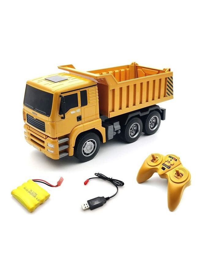 MYTOYS - Rc Dump Truck Remote Control Construction Vehicle Toy With Sound And Light 13326 28x14x11cm - Image 1