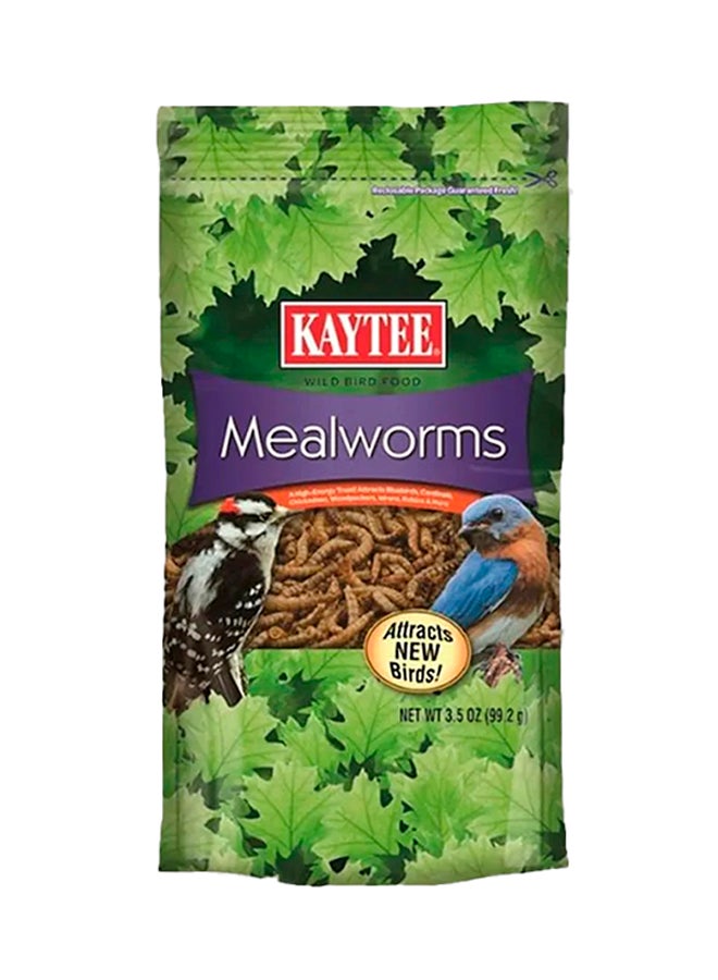 كايتي طعام اليرقات للطيور البرية متعدد الألوان