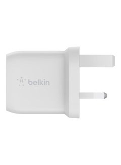 بيلكين Dual 45W Usb-C Pd Gan Fast Charger With Pps, Pd 45W Max Single Port. Pd 25W, Pd 20W White  - Image 4