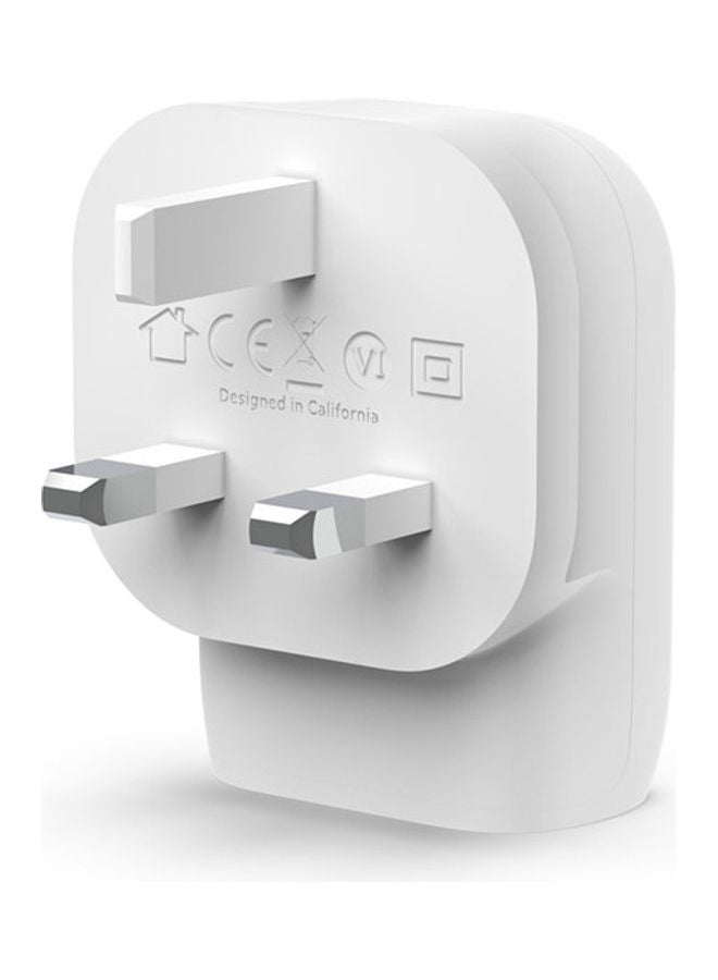 belkin - Pd 30W Pps Usb-C Wall Charger, W/1M Pvc C-C White - Image 1