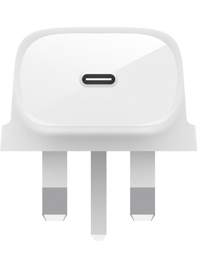 belkin - Pd 30W Pps Usb-C Wall Charger, W/1M Pvc C-C White - Image 1