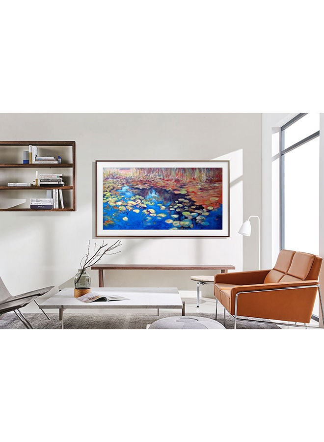Samsung - 32 Inch 2022 Smart TV, The Frame, Lifestyle QLED 4K, LS03B, Customizable Bezel, Quantum Dot, Dolby Atmos Audio, Smart Hub, With 4 Speakers QA32LS03BBUXZN Black - Image 1