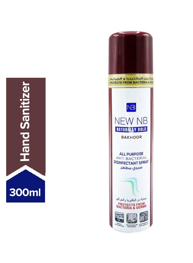 NEW NB All Purpose Anti Bacterial Disinfectant Spray Clear 300ml - Image 1